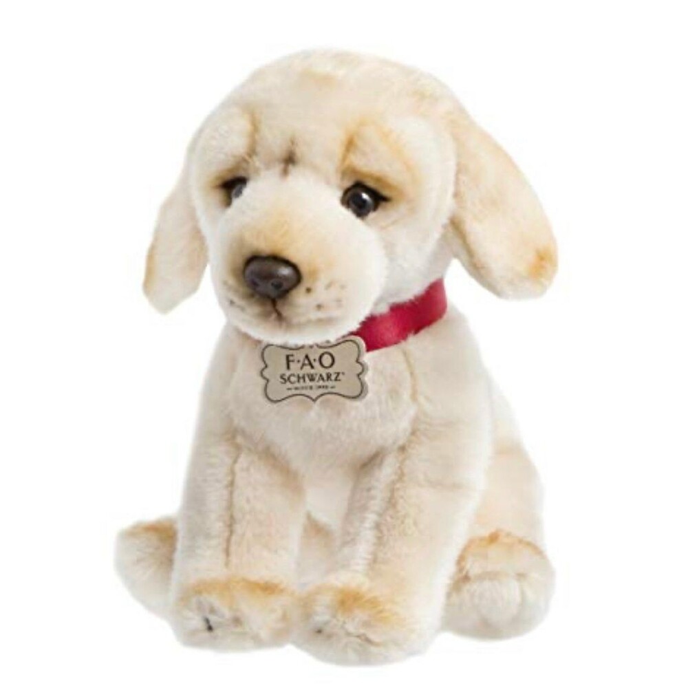 FAO Schwarz Golden Labrador Puppy Dog Toy Plush Ultra Soft & Snuggly Dog